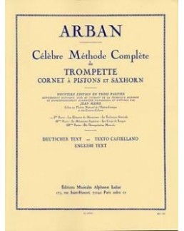 Célèbre méthode complète de trompette ARBAN vol 1