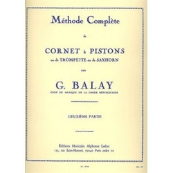 Méthode complète de cornet à pistons BALAY vol 2