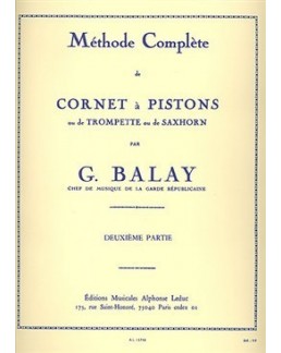 Méthode complète de cornet à pistons BALAY vol 2