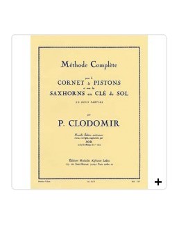 Méthode complète de cornet à pistons CLODOMIR vol 2