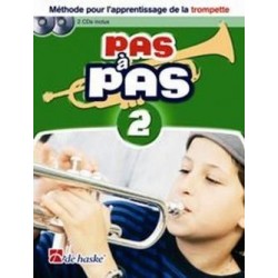 PAS A PAS méthode trompette 2 avec CD et DVD