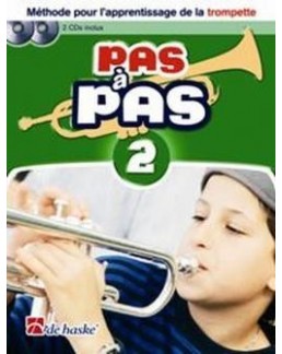 PAS A PAS méthode trompette 2 avec CD et DVD