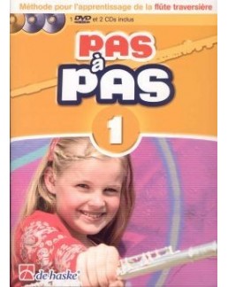 PAS A PAS méthode flûte 1 avec CD et DVD