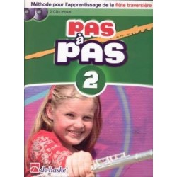 PAS A PAS méthode flûte 2 avec CD et DVD