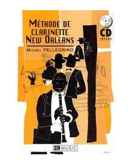 Méthode de clarinette new orleans PELLEGRINO avec CD