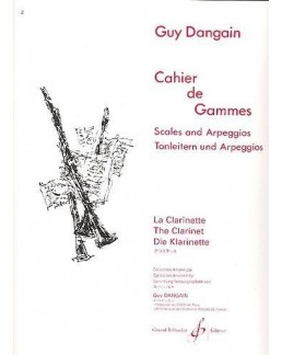 Cahier de gammes DANGAIN