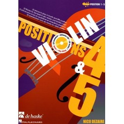 Violin position 4 & 5 Nico DEZAIRE avec CD