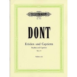 DONT Etudes et caprices opus 35