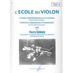 L'école du violon Pierre DOUKAN cahier 1