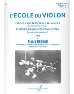 L'école du violon Pierre DOUKAN cahier 1
