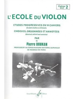 L'école du violon Pierre DOUKAN cahier 2