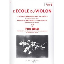 L'école du violon Pierre DOUKAN cahier 3