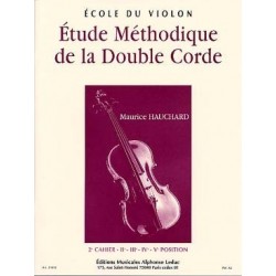 Etude méthodique de la double corde HAUCHARD 2e cahier