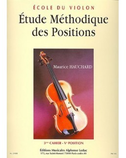 Etude méthodique des positions HAUCHARD 3e cahier