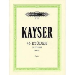 36 études KAYSER opus 20