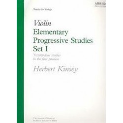 Violin elementary progressives studies KINSEY vol 1