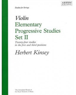 Violin elementary progressives studies KINSEY vol 2