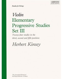 Violin elementary progressives studies KINSEY vol 3
