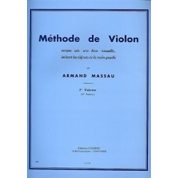 Méthode de violon Armand MASSAU vol 1