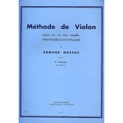 Méthode de violon Armand MASSAU vol 1