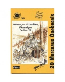 Planet accordéon 20 morceaux québécois facile avec CD