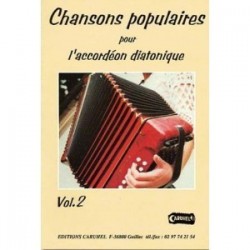 Chansons populaires pour l'accordéon diatonique Yanna DOUR avec CD vol 2