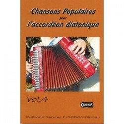 Chansons populaires pour l'accordéon diatonique Yann DOUR avec CD vol 4