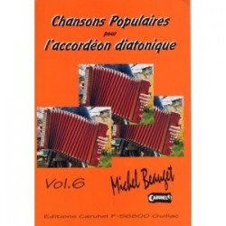 Chansons populaires pour l'accordéon diatonique Yann DOUR avec CD vol 6