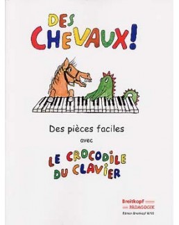 Des chevaux 10 pièces faciles avec le crocodile du clavier