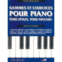 Gammes et exercices pour piano Bercovitz-Mickaëlian