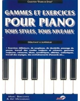 Gammes et exercices pour piano Bercovitz-Mickaëlian