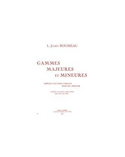 Gammes majeures et mineures Julien ROUSSEAU