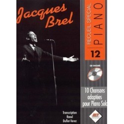 Spécial piano Brel avec CD