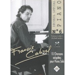 Spécial piano Cabrel avec CD