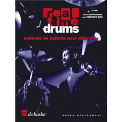 Real time drums "méthode de batterie pour débutants" vol 1 avec CD