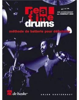 Real time drums "méthode de batterie pour débutants" vol 1 avec CD