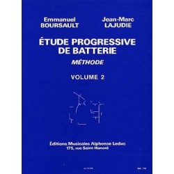 Etude progressive de la batterie BOURSAULT-LAJUDIE vol 2