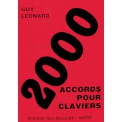 2000 accords pour claviers Guy Leonard