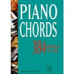 Piano chords 384 positions at first sight Bendinelli