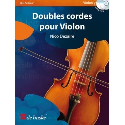 Double cordes pour violon DEZAIRE avec CD