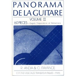 Panorama de la guitare vol 2 ANDIA FAYANCE