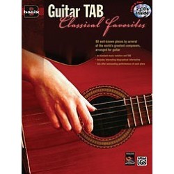 Guitar tab classical favorites avec  2 CD