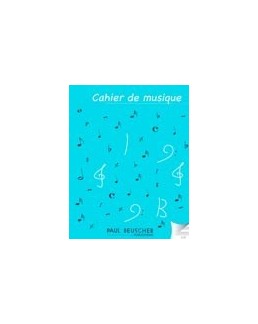 cahier musique 12 portées