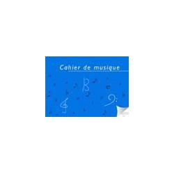 cahier musique 6 portées