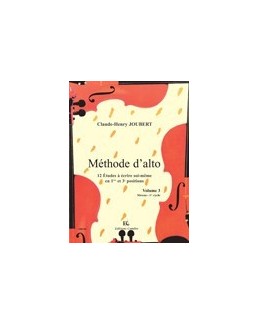 Méthode d'alto Claude-Henri Joubert vol 3