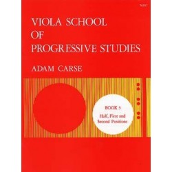Adam Carse Viola course of progressive studies vol 3