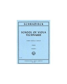 School of viola technique Schradieck