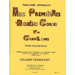 Bime-Apparailly Mes premières doubles cordes en chansons violoncelle