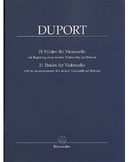 Duport 21 études pour violoncelle