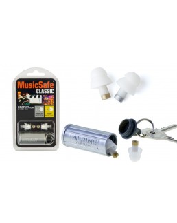 Protections Music Safe Classic, 2 bouchons, 2 filtres, 1 étui  